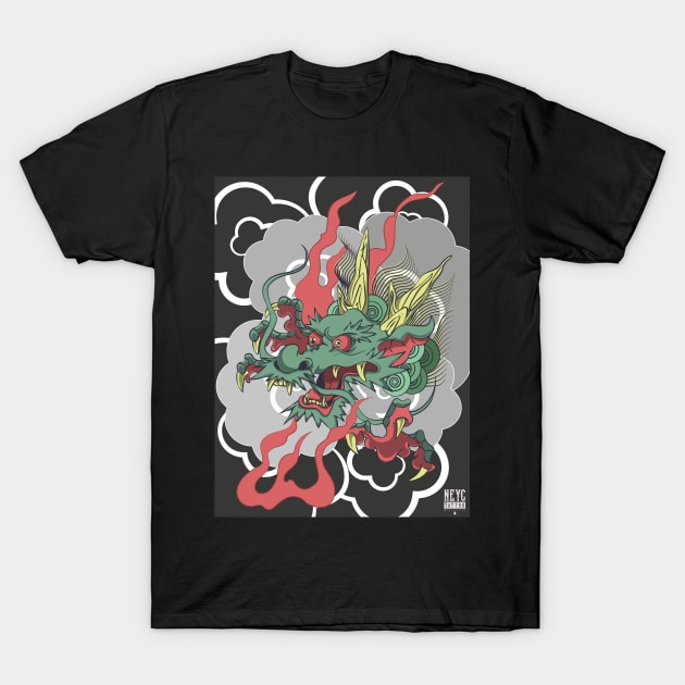 Nipon_Dragon T-Shirt by Neyc Design